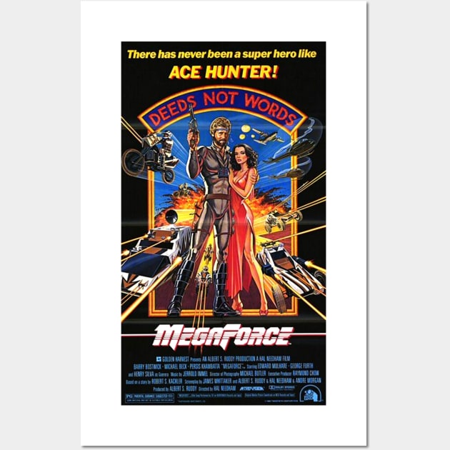 Classic Science Fiction Movie Poster - MegaForce Wall Art by Starbase79